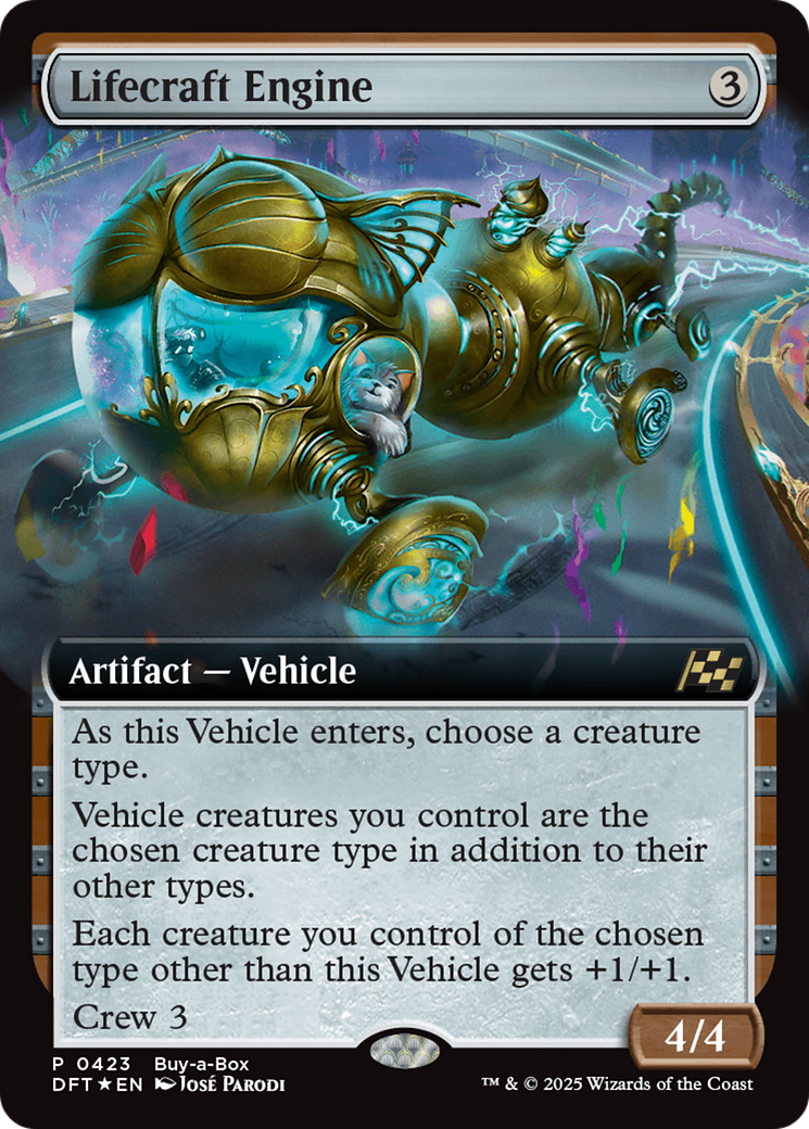 Lifecraft Engine (Extended Art) (Buy-A-Box) [Aetherdrift Promos] | Galaxy Games LLC