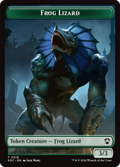 Food // Frog Lizard Double-Sided Token [Secrets of Strixhaven Commander Tokens] | Galaxy Games LLC
