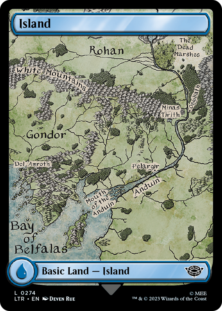 Island (274) [The Lord of the Rings: Tales of Middle-Earth] | Galaxy Games LLC