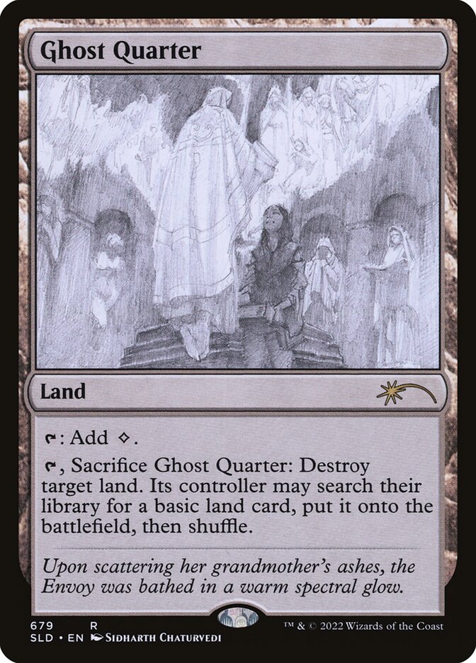 Ghost Quarter (Sketch) [Secret Lair Drop Promos] | Galaxy Games LLC