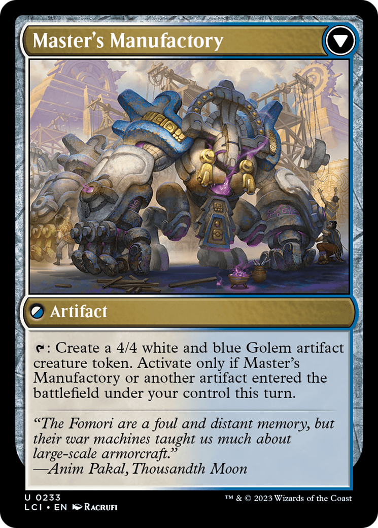 Master's Guide-Mural // Master's Manufactory [The Lost Caverns of Ixalan] | Galaxy Games LLC