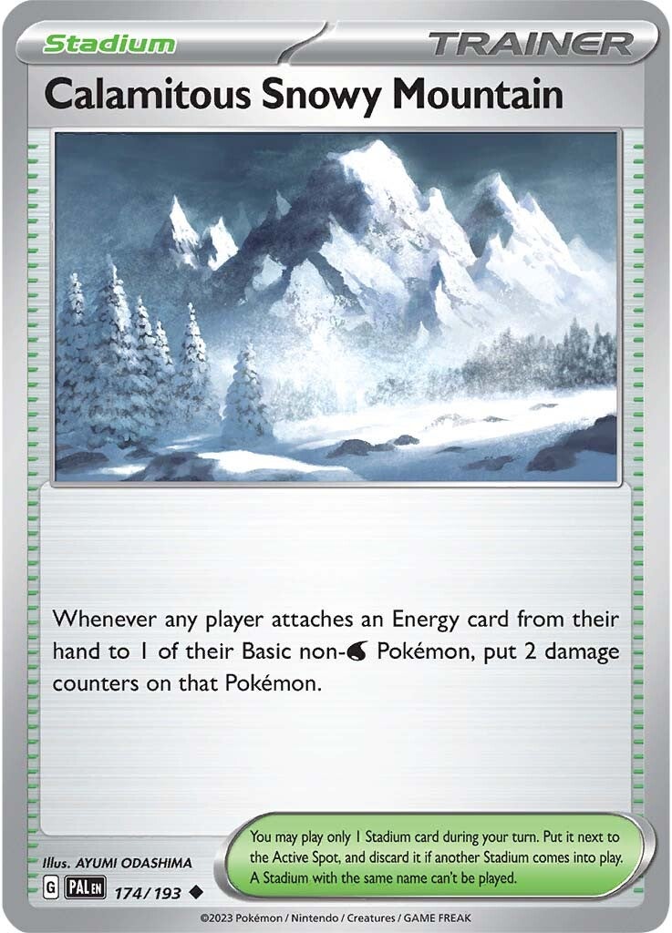 Calamitous Snowy Mountain (174/193) [Scarlet & Violet: Paldea Evolved] | Galaxy Games LLC