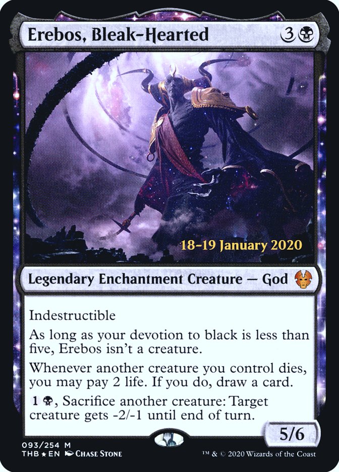 Erebos, Bleak-Hearted [Theros Beyond Death Prerelease Promos] | Galaxy Games LLC