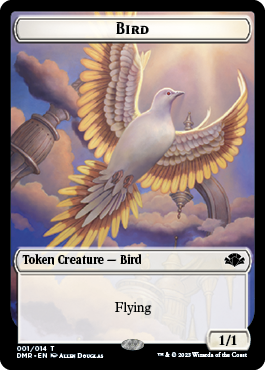 Bird Token [Dominaria Remastered Tokens] | Galaxy Games LLC