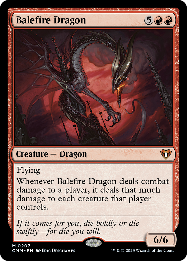 Balefire Dragon [Commander Masters] | Galaxy Games LLC