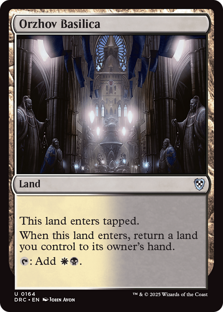 Orzhov Basilica [Aetherdrift Commander] | Galaxy Games LLC