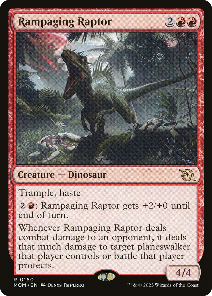 Rampaging Raptor [March of the Machine] | Galaxy Games LLC