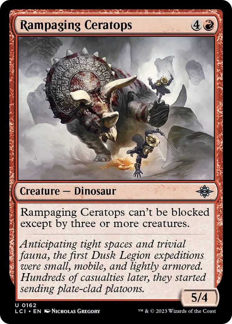 Rampaging Ceratops [The Lost Caverns of Ixalan] | Galaxy Games LLC