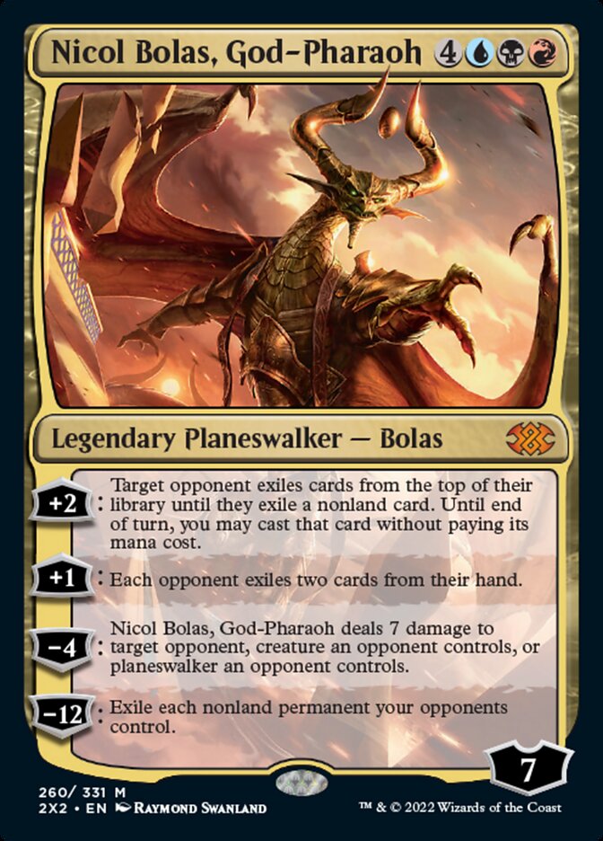 Nicol Bolas, God-Pharaoh [Double Masters 2022] | Galaxy Games LLC