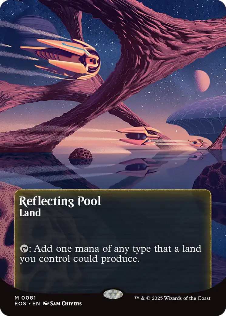 Reflecting Pool (0081) (Borderless) [Edge of Eternities: Stellar Sights] | Galaxy Games LLC