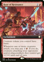 Roar of Resistance (Extended Art) [Phyrexia: All Will Be One Commander] | Galaxy Games LLC