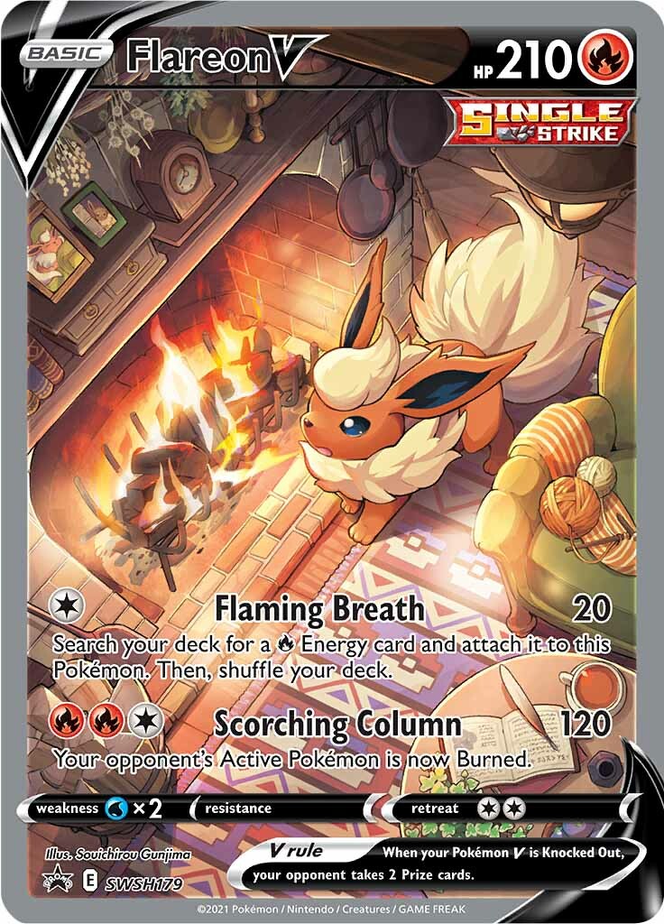 Flareon V (SWSH179) [Sword & Shield: Black Star Promos] | Galaxy Games LLC