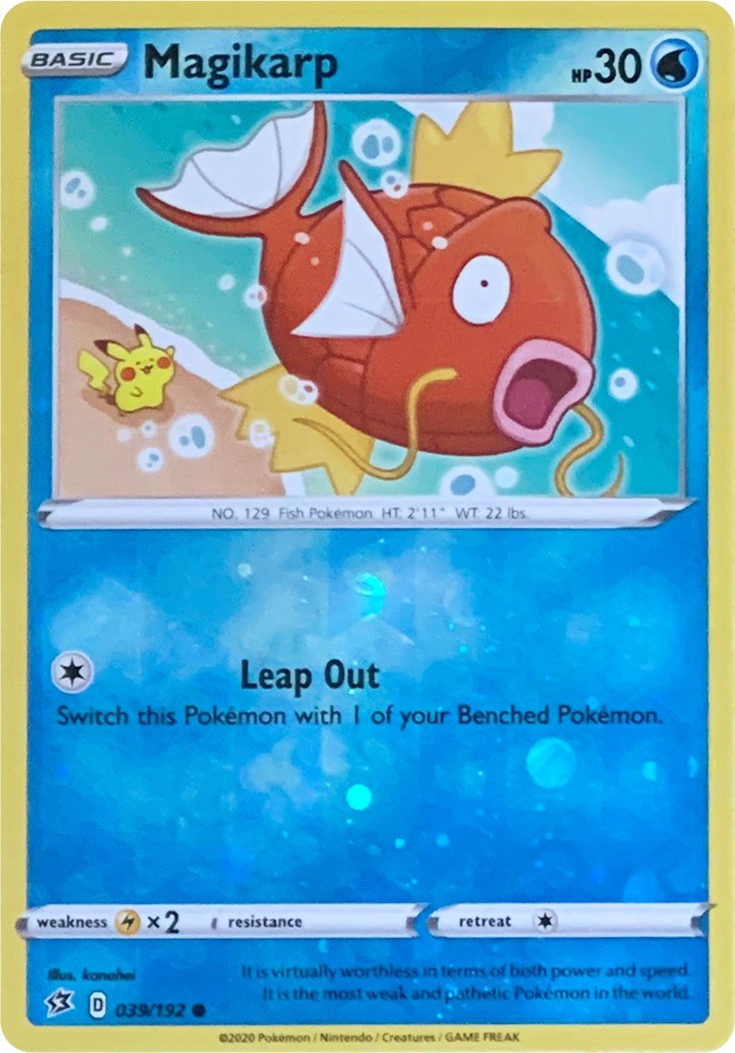 Magikarp (039/192) (Reverse Cosmos Holo) [Sword & Shield: Rebel Clash] | Galaxy Games LLC