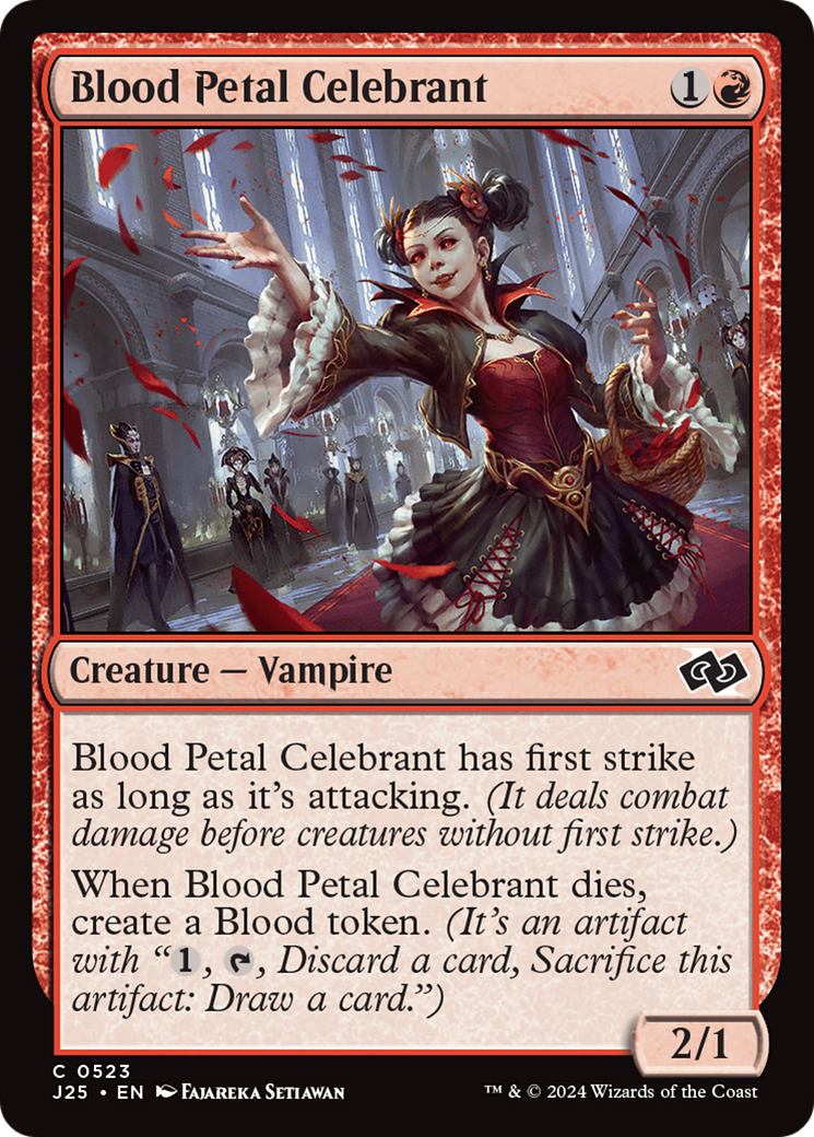 Blood Petal Celebrant [Foundations Jumpstart] | Galaxy Games LLC