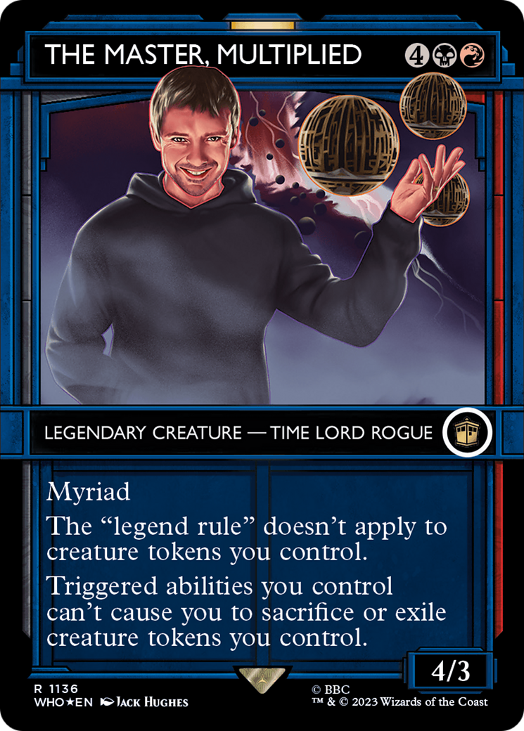 The Master, Multiplied (Showcase) (Surge Foil) [Doctor Who] | Galaxy Games LLC