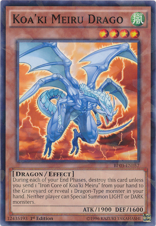 Koa'ki Meiru Drago [BP03-EN057] Shatterfoil Rare | Galaxy Games LLC