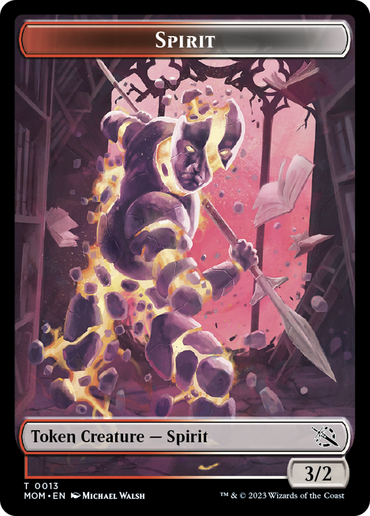 First Mate Ragavan // Spirit (13) Double-Sided Token [March of the Machine Tokens] | Galaxy Games LLC