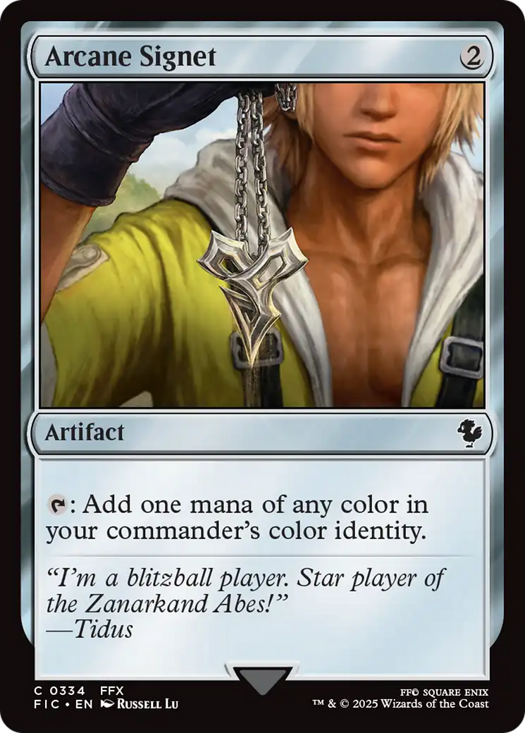Arcane Signet (0334) [FINAL FANTASY Commander] | Galaxy Games LLC