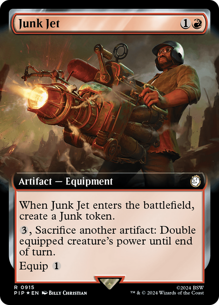 Junk Jet (Extended Art) (Surge Foil) [Fallout] | Galaxy Games LLC