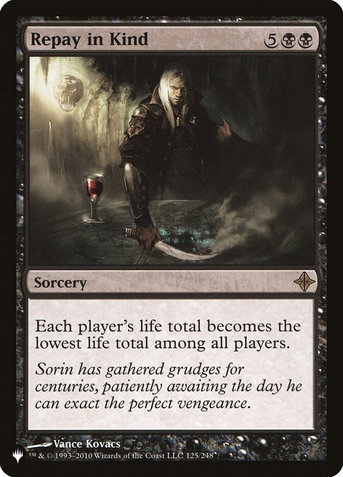 Repay in Kind [The List] | Galaxy Games LLC