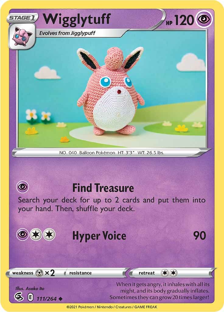 Wigglytuff (111/264) [Sword & Shield: Fusion Strike] | Galaxy Games LLC