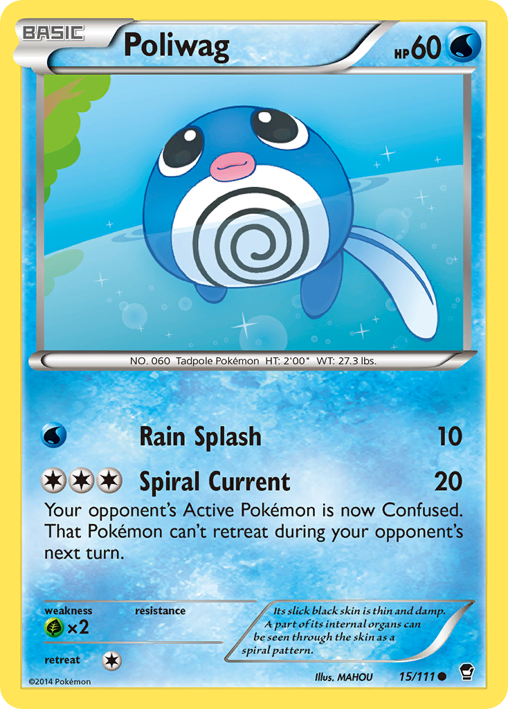 Poliwag (15/111) [XY: Furious Fists] | Galaxy Games LLC