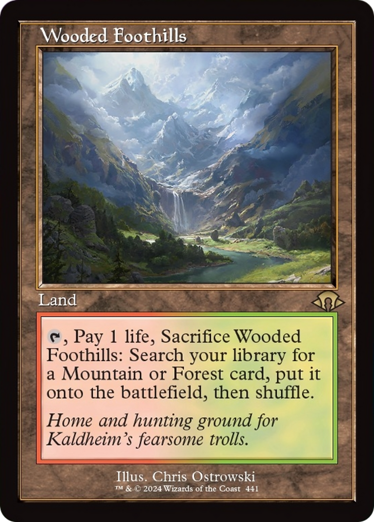 Wooded Foothills (Retro) [Modern Horizons 3] | Galaxy Games LLC