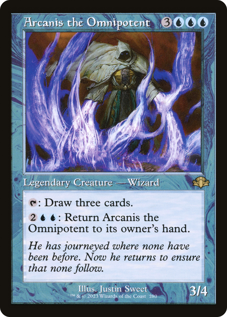 Arcanis the Omnipotent (Retro) [Dominaria Remastered] | Galaxy Games LLC
