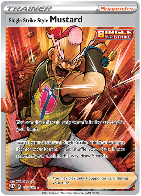 Single Strike Style Mustard (163/163) [Sword & Shield: Battle Styles] | Galaxy Games LLC