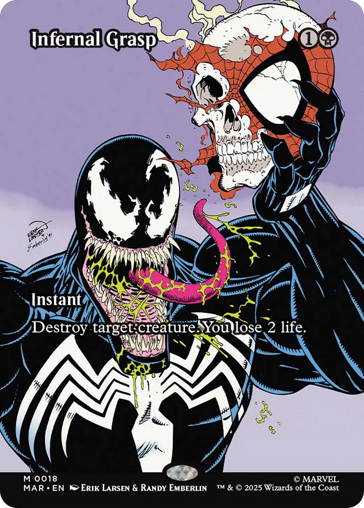 Infernal Grasp (Borderless) [Marvel's Spider-Man: Eternal-Legal] | Galaxy Games LLC