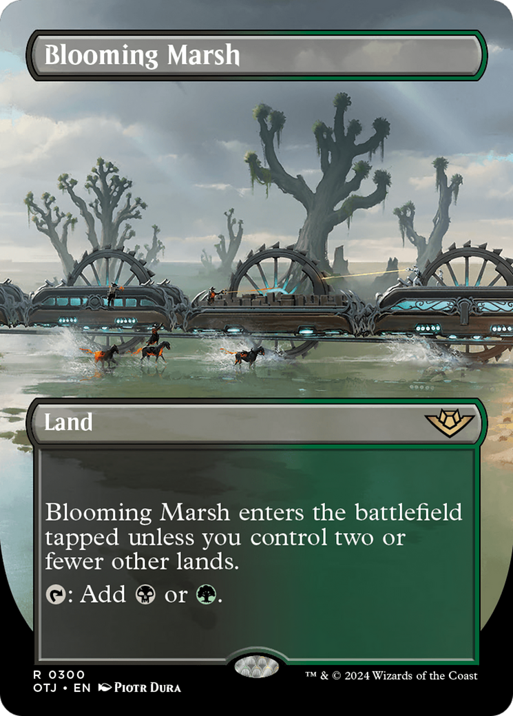 Blooming Marsh (Borderless) [Outlaws of Thunder Junction] | Galaxy Games LLC