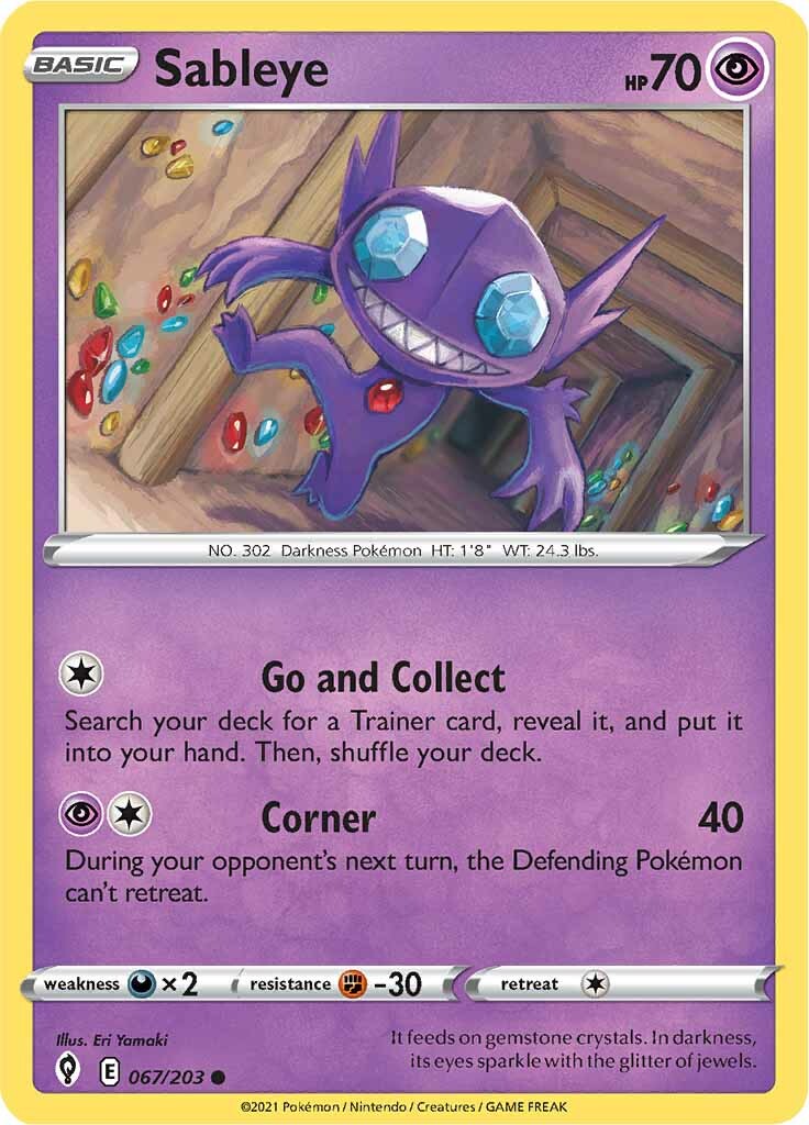 Sableye (067/203) [Sword & Shield: Evolving Skies] | Galaxy Games LLC