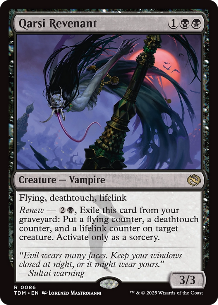 Qarsi Revenant [Tarkir: Dragonstorm] | Galaxy Games LLC