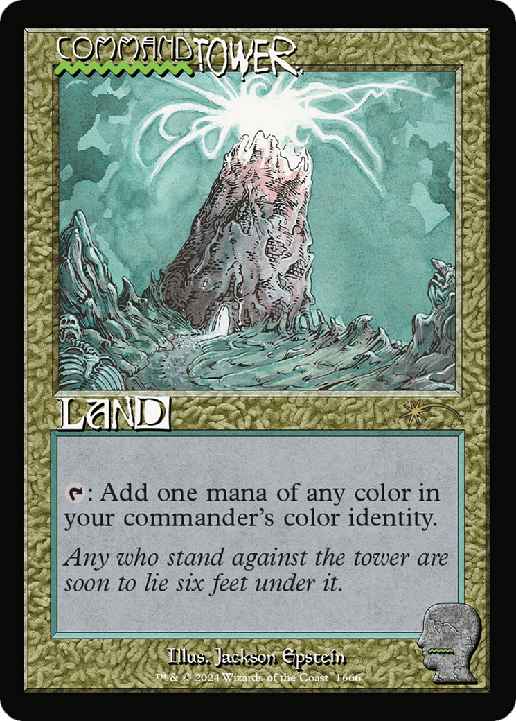 Command Tower (1666) (Rainbow Foil) [Secret Lair Drop Series] | Galaxy Games LLC