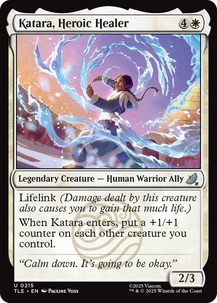 Katara, Heroic Healer [Avatar: The Last Airbender: Eternal-Legal] | Galaxy Games LLC
