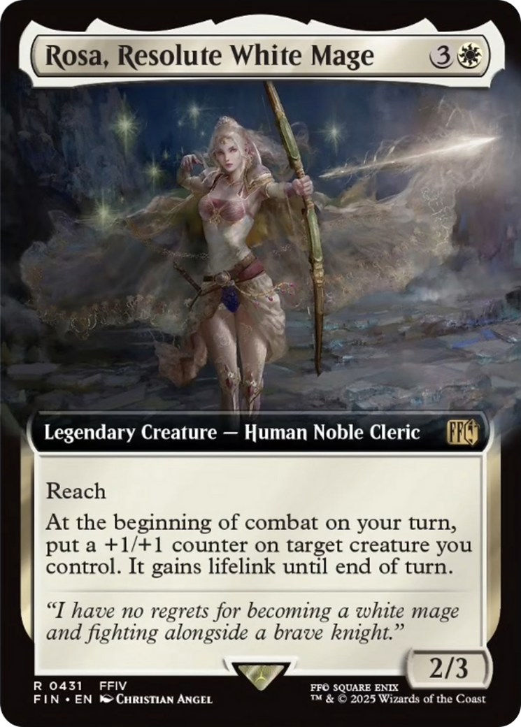Rosa, Resolute White Mage (Extended Art) [FINAL FANTASY] | Galaxy Games LLC
