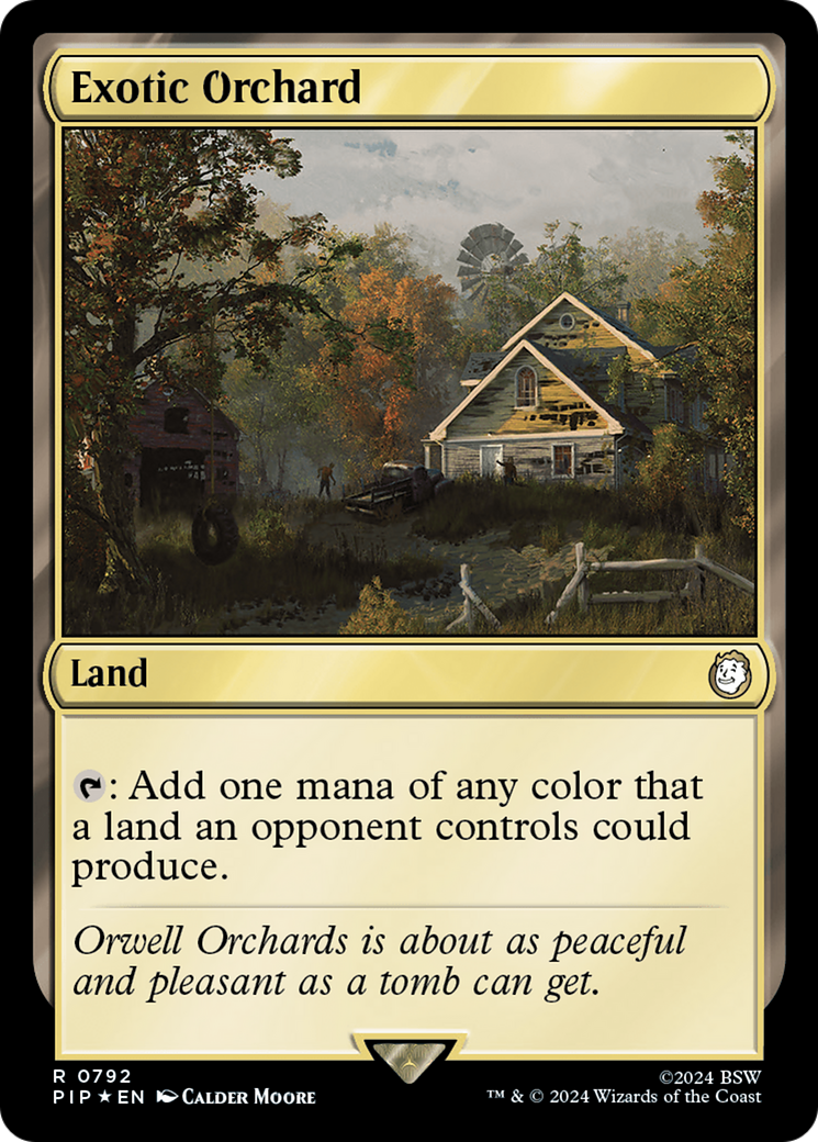 Exotic Orchard (Surge Foil) [Fallout] | Galaxy Games LLC