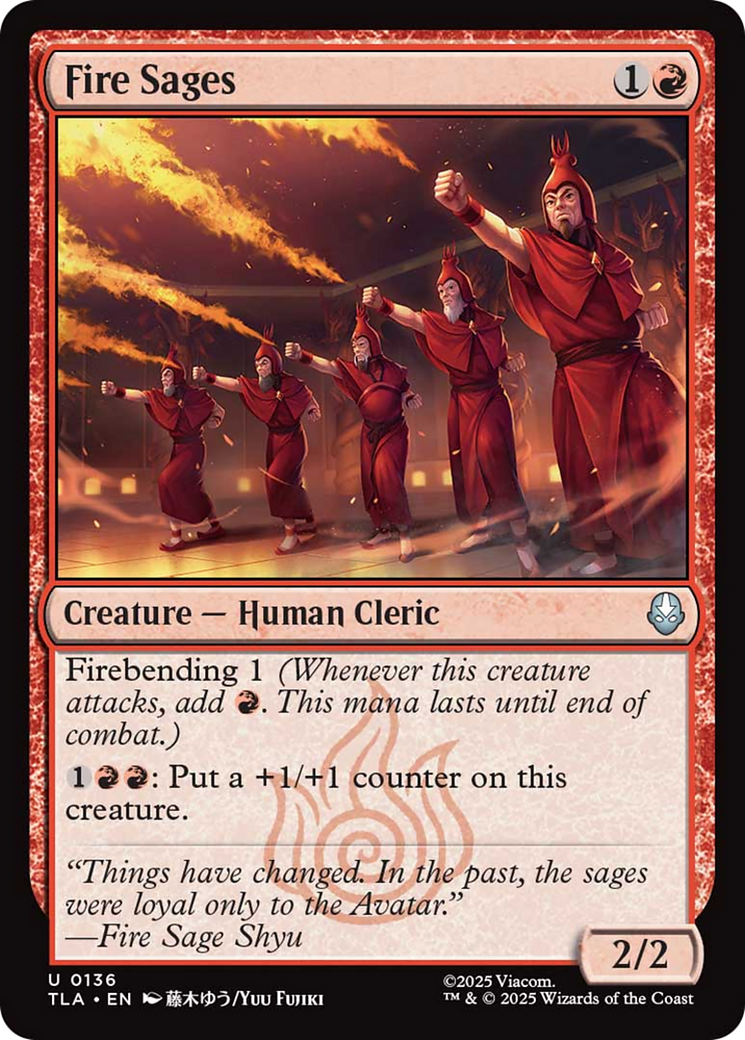 Fire Sages [Avatar: The Last Airbender] | Galaxy Games LLC