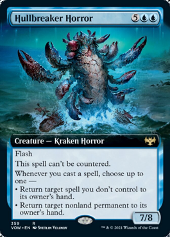 Hullbreaker Horror (Extended Art) [Innistrad: Crimson Vow] | Galaxy Games LLC