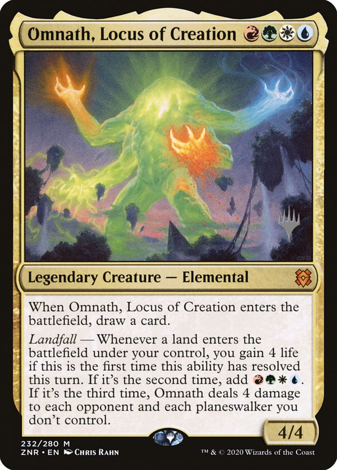 Omnath, Locus of Creation (Promo Pack) [Zendikar Rising Promos] | Galaxy Games LLC