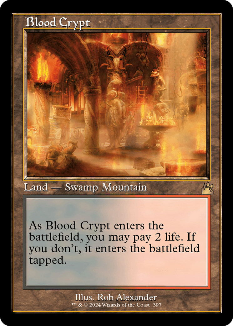 Blood Crypt (Retro) [Ravnica Remastered] | Galaxy Games LLC