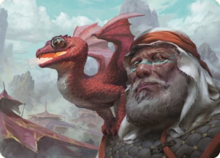 Dragon Whelp Art Card [Dominaria United Art Series] | Galaxy Games LLC