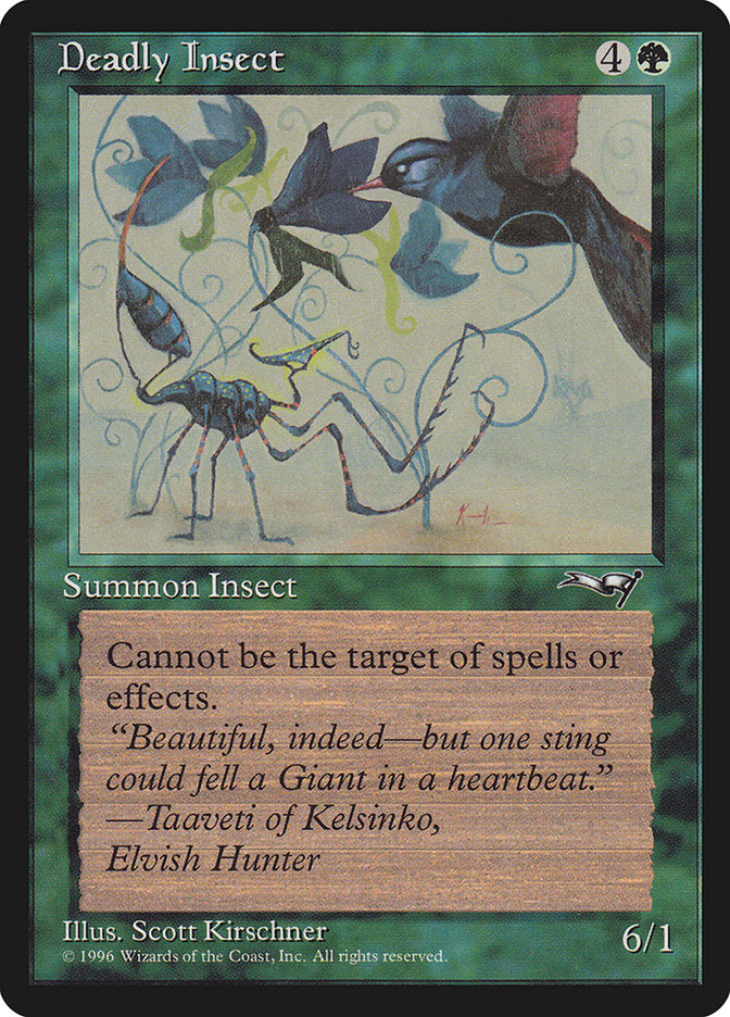Deadly Insect (Bird Art) [Alliances] | Galaxy Games LLC