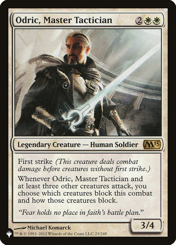 Odric, Master Tactician [The List] | Galaxy Games LLC