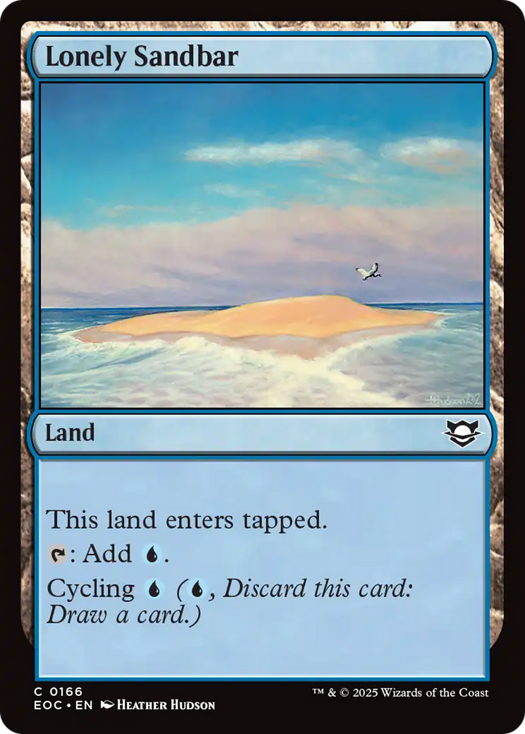 Lonely Sandbar [Edge of Eternities Commander] | Galaxy Games LLC