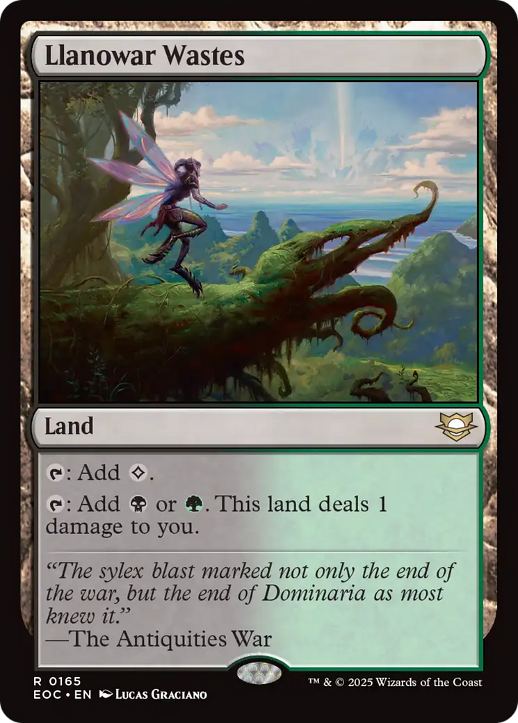 Llanowar Wastes [Edge of Eternities Commander] | Galaxy Games LLC