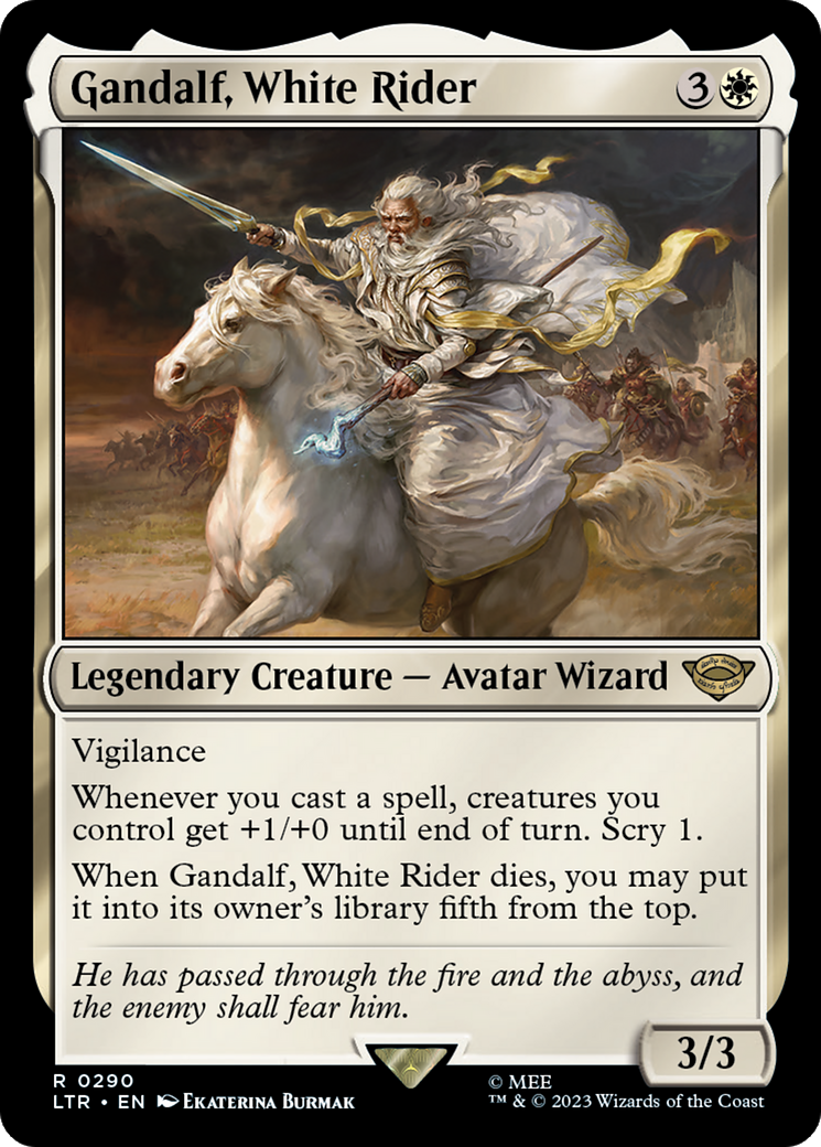 Gandalf, White Rider [The Lord of the Rings: Tales of Middle-Earth] | Galaxy Games LLC