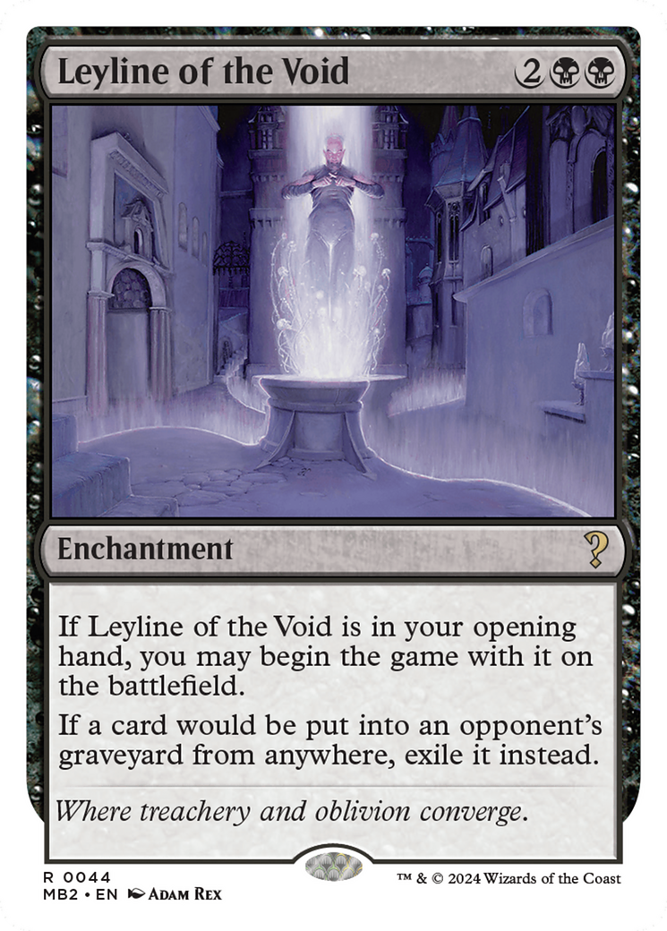 Leyline of the Void (White Border) [Mystery Booster 2] | Galaxy Games LLC