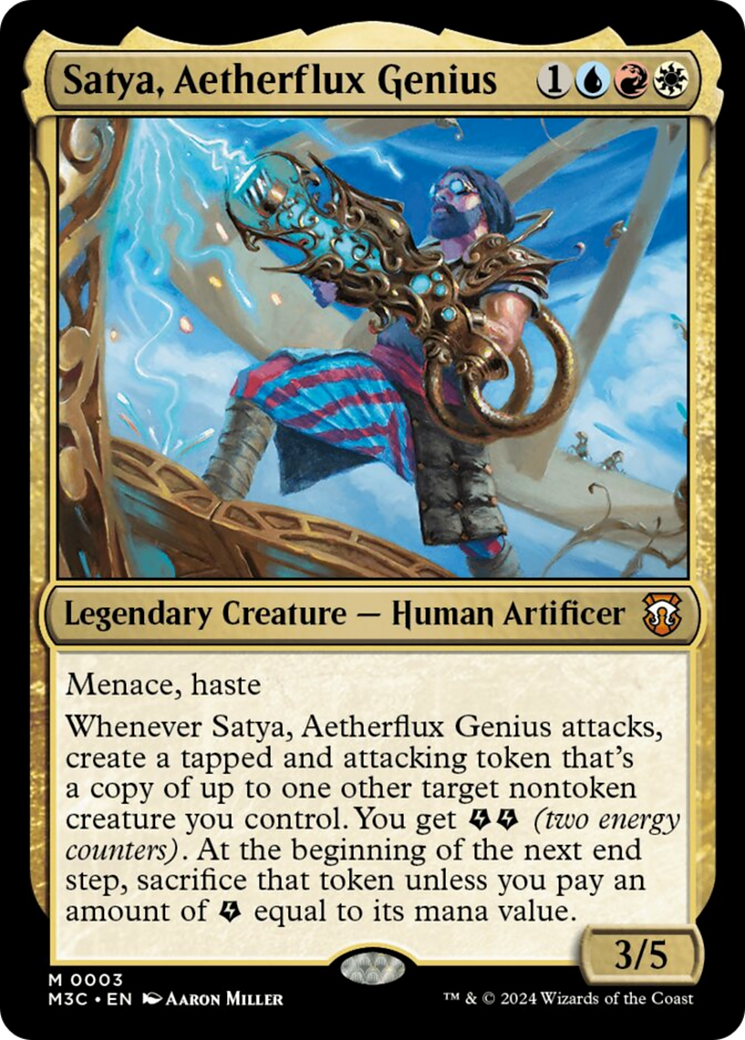 Satya, Aetherflux Genius [Modern Horizons 3 Commander] | Galaxy Games LLC