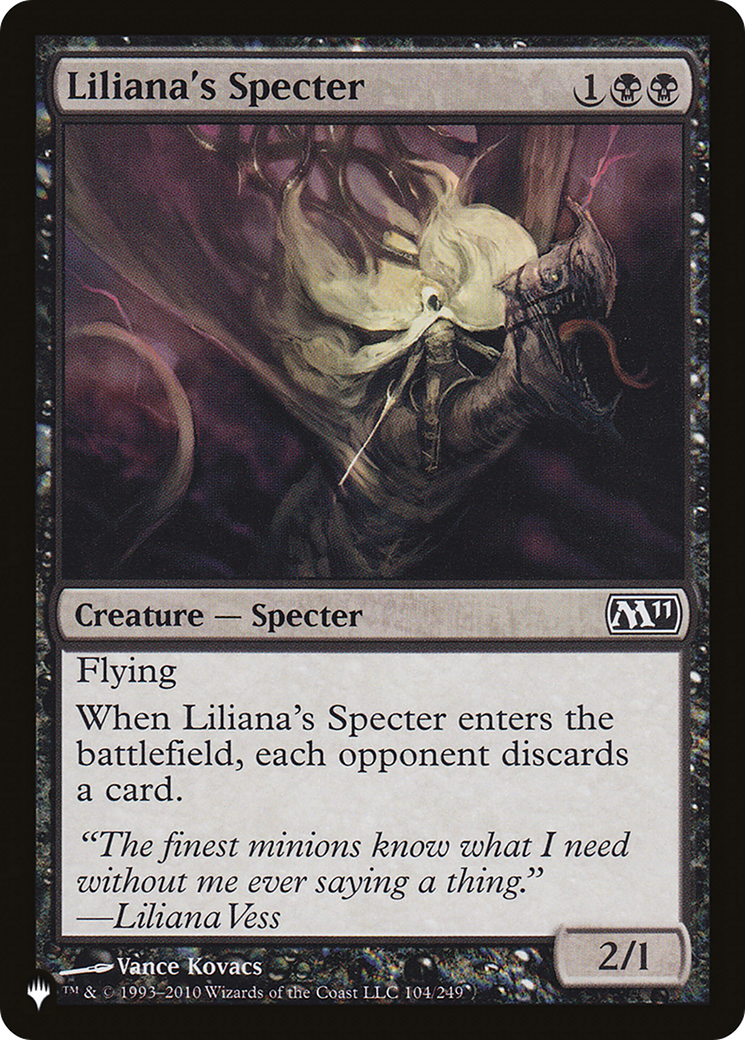 Liliana's Specter [The List] | Galaxy Games LLC